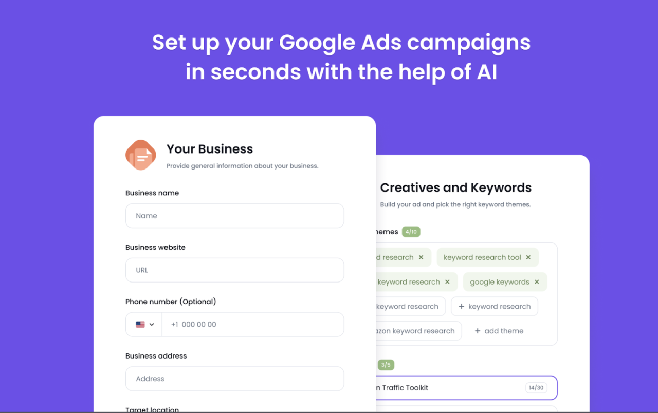 Small business online marketing
