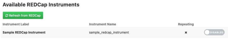 Mobile app for RedCap data collection