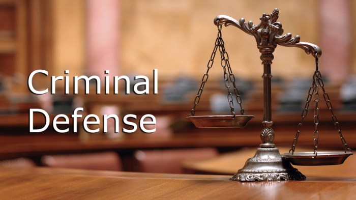 Criminal defense