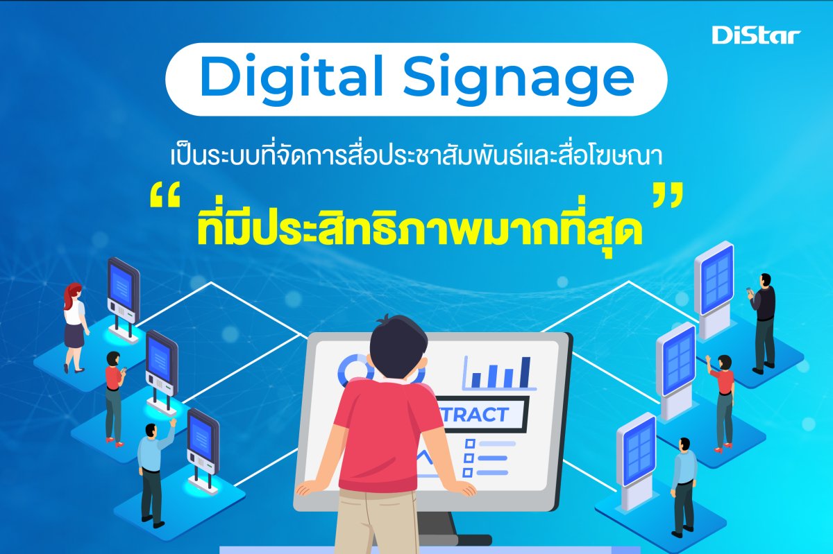 Digital signage advertising