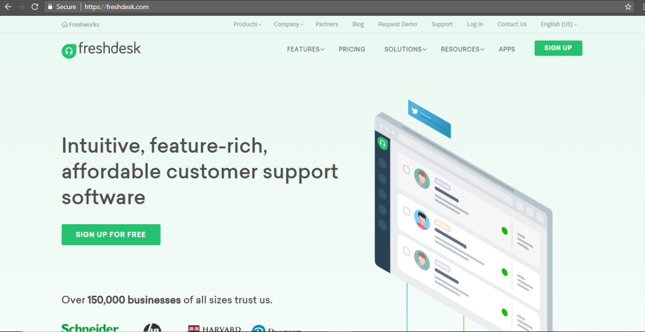 Mobile app for Freshdesk customer support