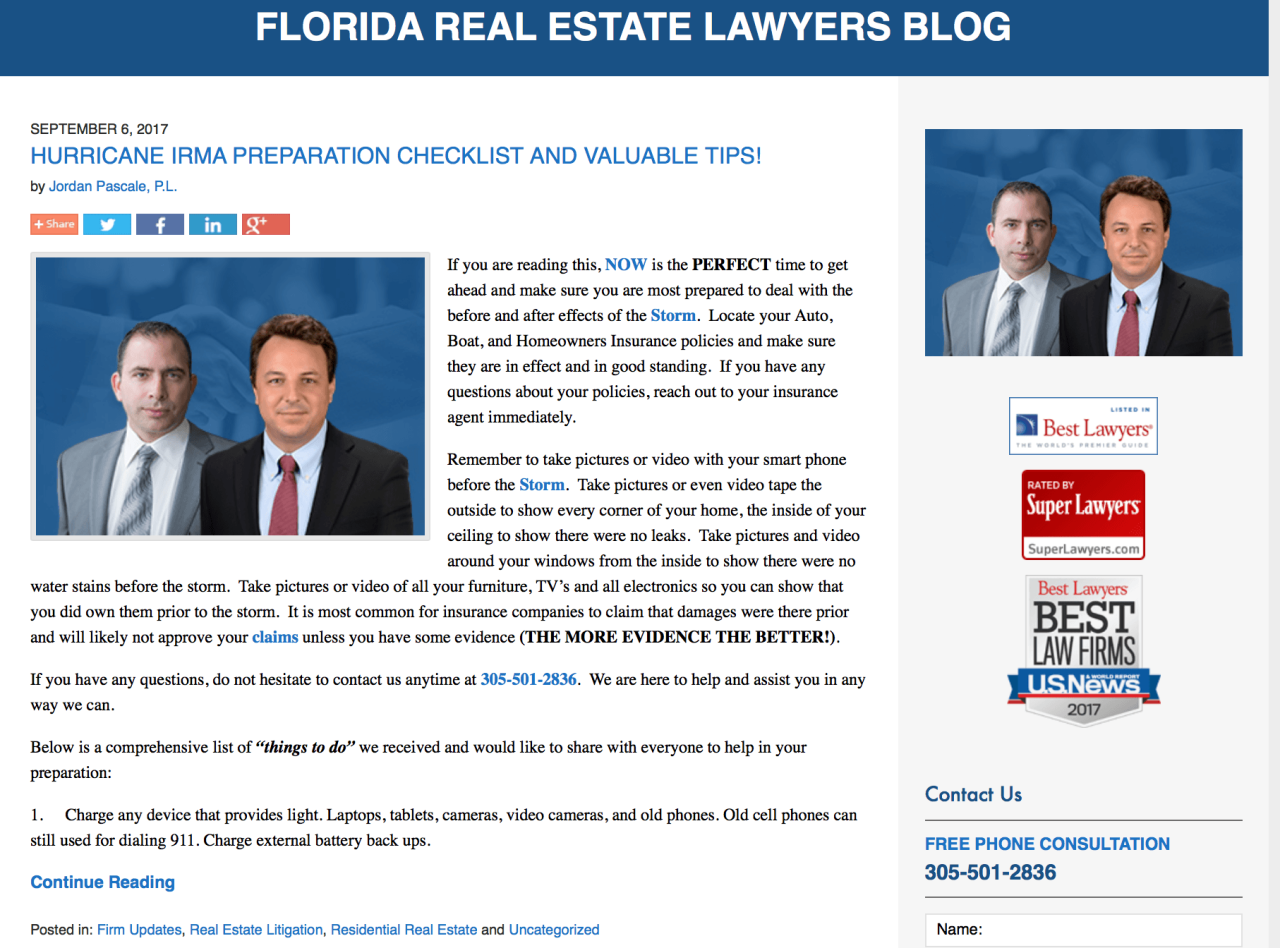 Website marketing for attorneys