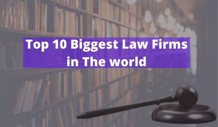 Biggest law firms in the world