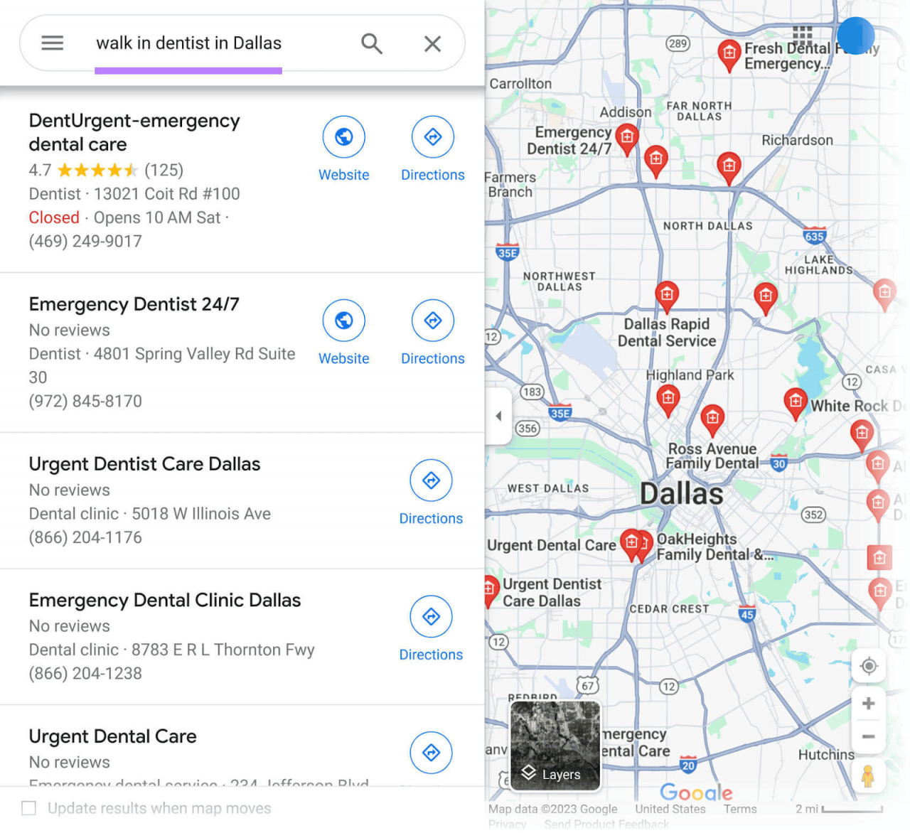 Dental seo services