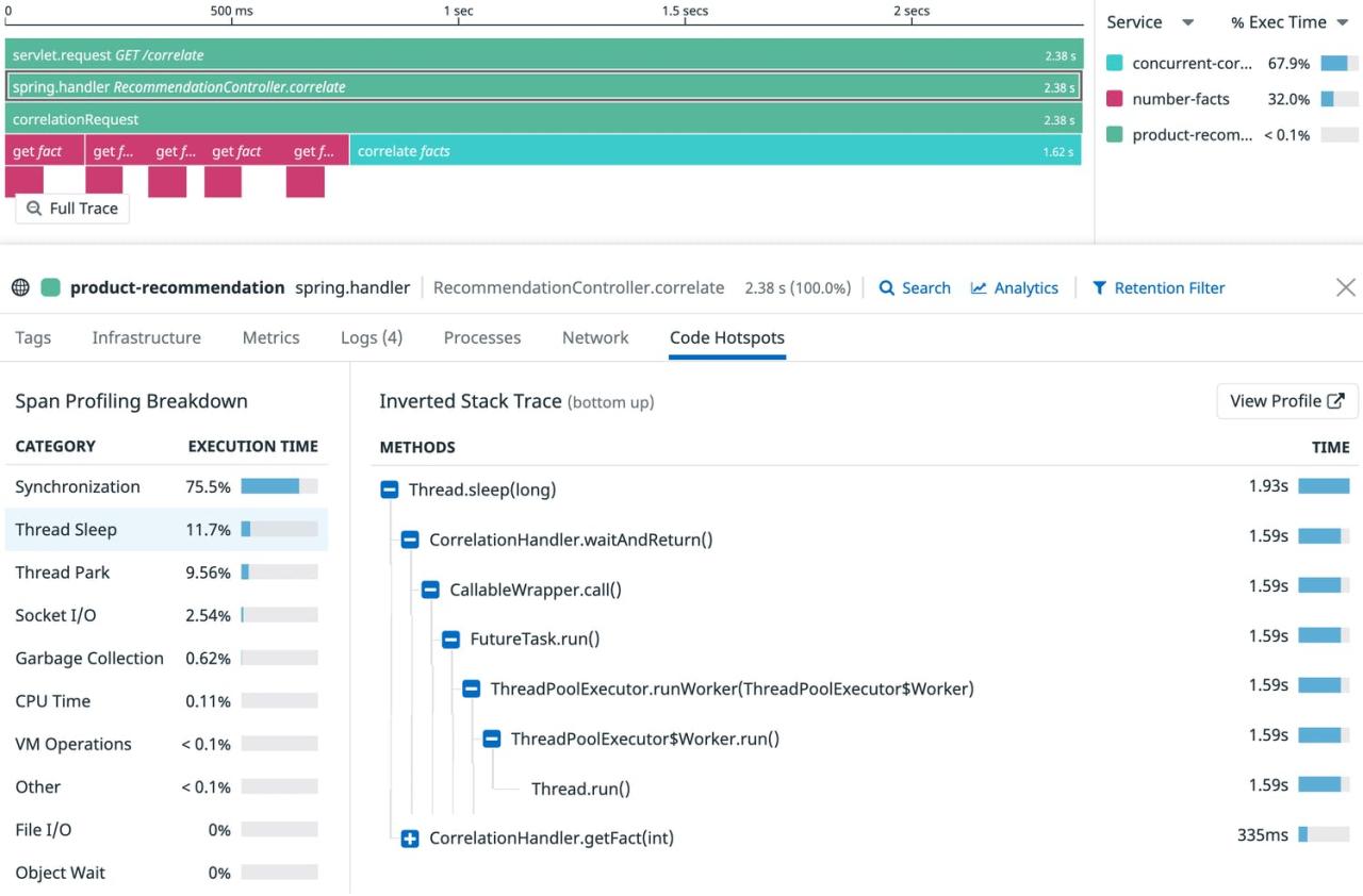 Mobile app monitoring tool for Datadog