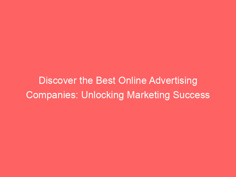 Best online advertising