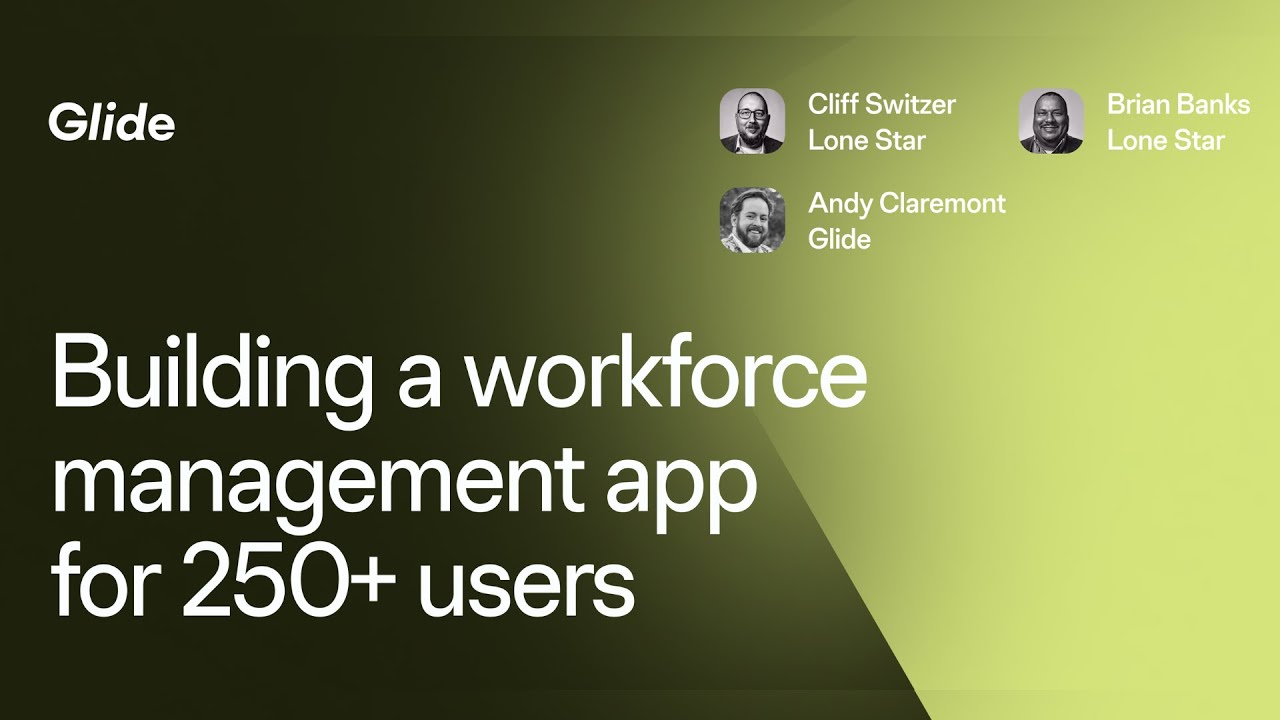 Mobile app for workforce management