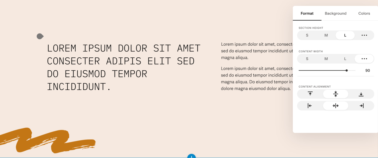 Mobile app for Squarespace website