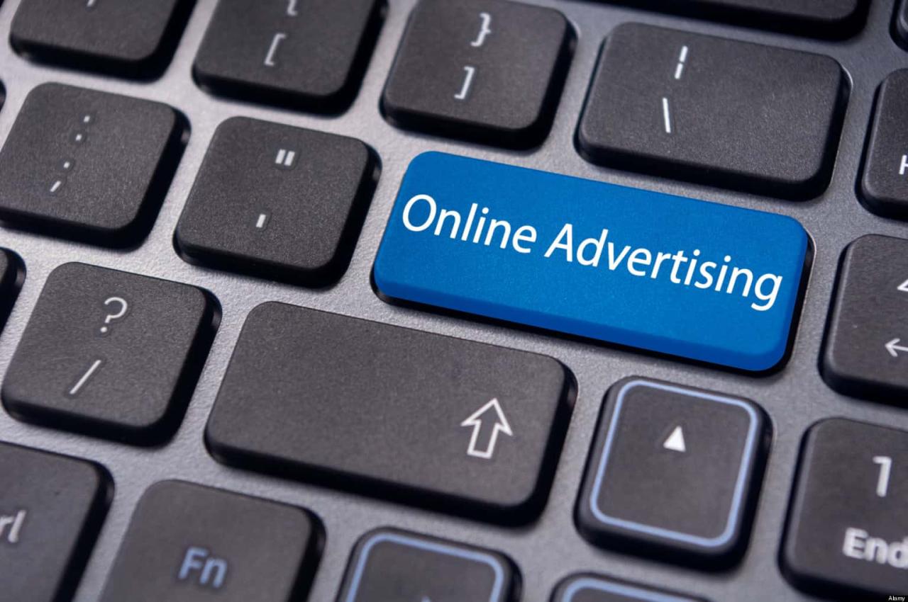 Online business advertising