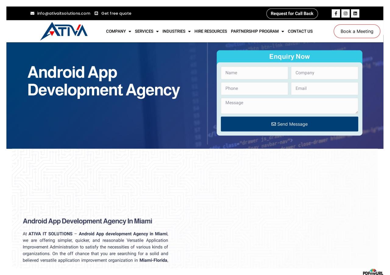 App development agency