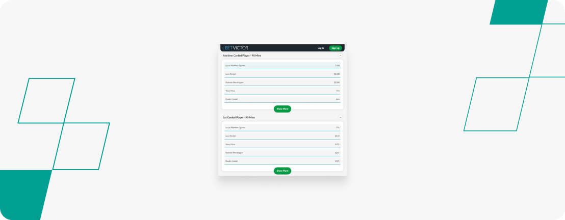 Mobile app for BetVictor betting